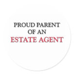 Proud Parent OF AN ESTATE AGENT Stickers