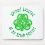 Proud Parent of an Irish Setter Mousepads