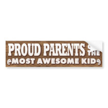 Proud Parent Sticker bumper stickers