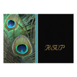 Proud Peacock RSVP Card Personalized Invitation