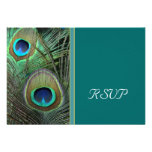 Proud Peacock RSVP Card Personalized Invitations
