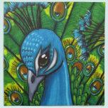 Proud Peafowl illustration napkins
