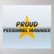 Proud Personnel Manager Poster