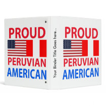 Proud Peruvian American Binders
