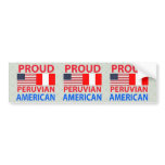 Proud Peruvian American Bumper Sticker