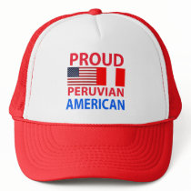 Proud Peruvian American Trucker Hat
