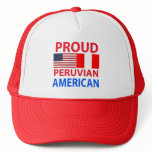 Proud Peruvian American hats