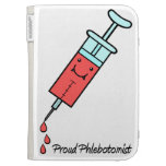 Proud Phlebotomist - Cute Phlebotomy syringe Kindle Keyboard Cases