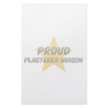 Proud Plasterer Mason Stationery Design