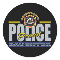 Proud Police Daughter stickers