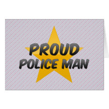 Proud Police Man Cards