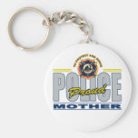 Proud Police Mother Keychain