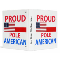 Proud polish American Binder