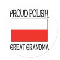 Proud Polish Great Grandma stickers by world_wide Proud Polish Great Grandma stickers