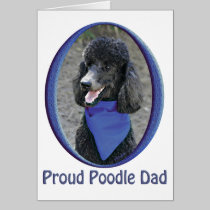 Proud Poodle Dad cards