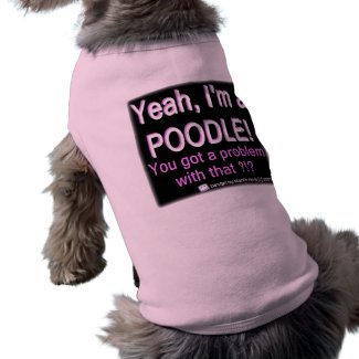 Proud Poodle - (Pink) - Pet Clothing petshirt