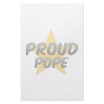 Proud Pope Customized Stationery