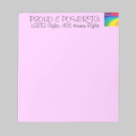 Proud & Powerful Notepad notepads