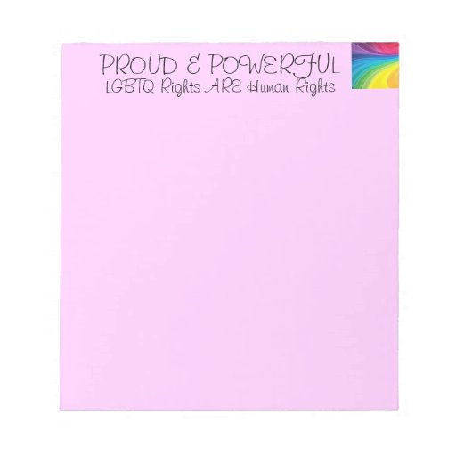 Proud & Powerful Notepad