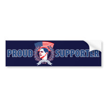 Proud President Obama Supporter bumper stickers by rgb_hmo Proud President Obama Supporter bumper stickers