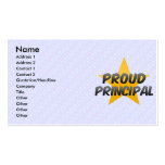 Proud Principal Business Card Templates
