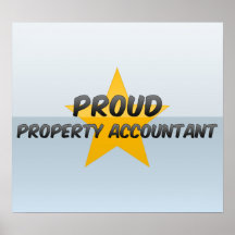 Proud Property Accountant Posters