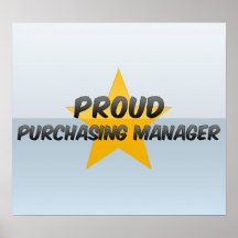 Proud Purchasing Manager Poster