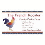 Proud Purple Rooster Poultry Business business cards