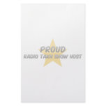 Proud Radio Takh Show Host stationery