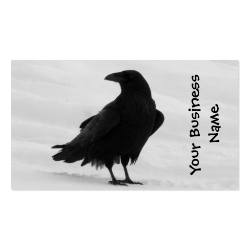 Proud Raven Business Card