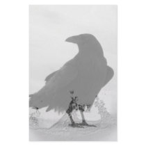 Proud Raven Personalized Stationery