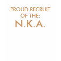 PROUD RECRUITOF THE: , N.K.A. t-shirts