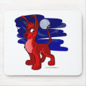 Proud red Gelert by moonlight mousepads by neopets Proud red Gelert by moonlight mousepads