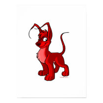 Proud red Gelert posters by neopets Proud red Gelert posters