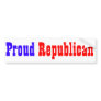 Proud Republican Bumper Stickers