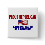 Proud Republican Button