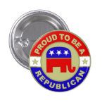 Proud Republican Button