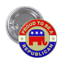 Proud Republican Button