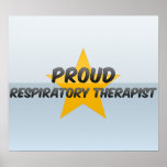 Proud Respiratory Therapist Poster