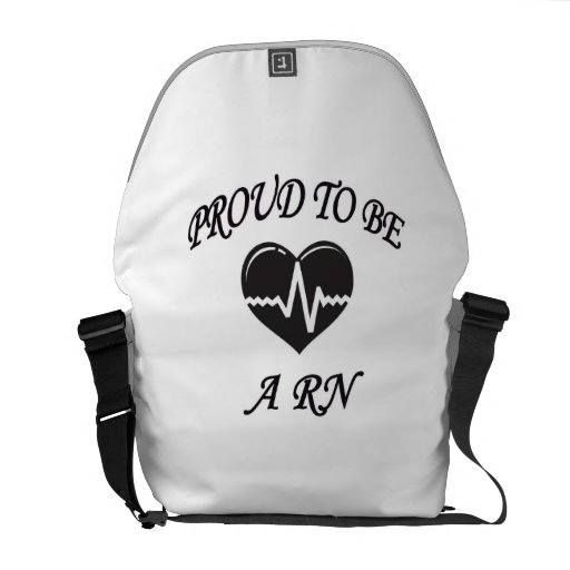 Proud RN Messenger Bags Zazzle
