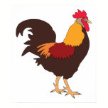 Proud Rooster Drawing posters