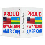 Proud Rwandan American binders
