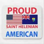 Proud Saint Helenian American mousepads