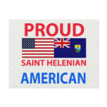 Proud Saint Helenian American Post Card