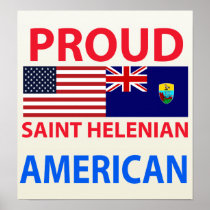 Proud Saint Helenian American Posters