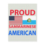 Proud Sammarinese American Postcards