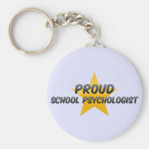 Proud School Psychologist Keychain