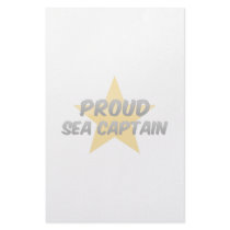 Proud Sea Captain Personalized Stationery