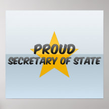 Proud Secretary Of State Print