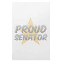 Proud Senator Custom Stationery